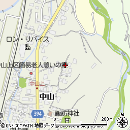 静岡県御殿場市中山307周辺の地図