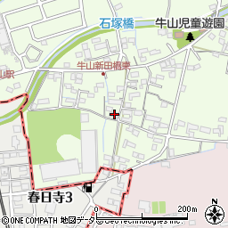 愛知県春日井市牛山町2400周辺の地図