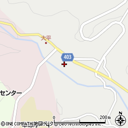 岐阜県恵那市串原大平4180-1周辺の地図