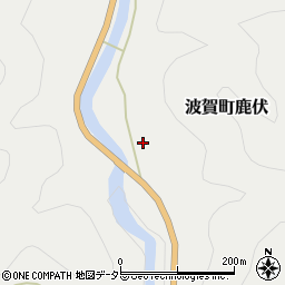 兵庫県宍粟市波賀町鹿伏151周辺の地図