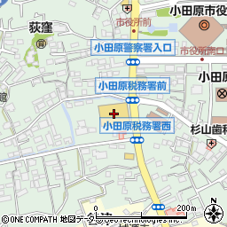 アリスクリーニング　マックスバリュ小田原荻窪店周辺の地図