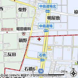 亜熱帯　インターネットカフェ稲沢店周辺の地図