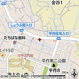神奈川新聞　井出新聞店周辺の地図