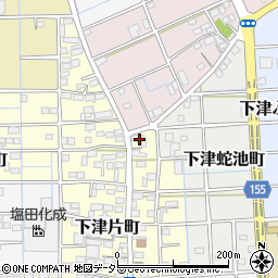 愛知県稲沢市下津片町59周辺の地図