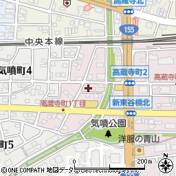 青山ガラス店周辺の地図
