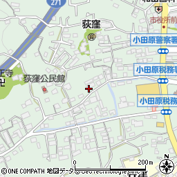 神奈川県小田原市荻窪506周辺の地図