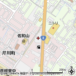 トヨタモビリティ滋賀Ｓａｔ彦根周辺の地図