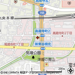 ガスト高蔵寺店周辺の地図
