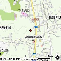 神奈川県横須賀市佐野町周辺の地図