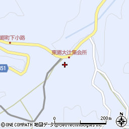愛知県豊田市東郷町大辻周辺の地図