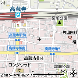 中日新聞　高蔵寺販売店周辺の地図