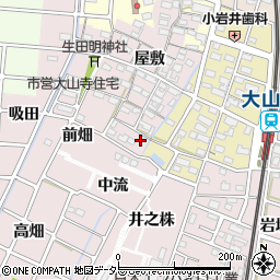 愛知県岩倉市大山寺町前畑7周辺の地図