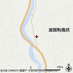 兵庫県宍粟市波賀町鹿伏154周辺の地図