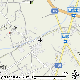 静岡県富士宮市山宮861周辺の地図