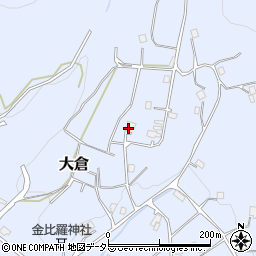 京都府船井郡京丹波町大倉西垣内周辺の地図