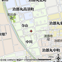 愛知県稲沢市稲島町寺山38周辺の地図