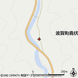 兵庫県宍粟市波賀町鹿伏155周辺の地図