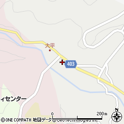 岐阜県恵那市串原大平4179周辺の地図