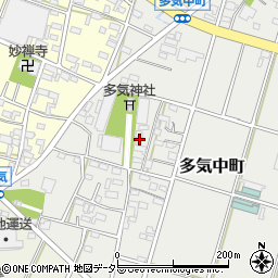 愛知県小牧市多気中町311周辺の地図