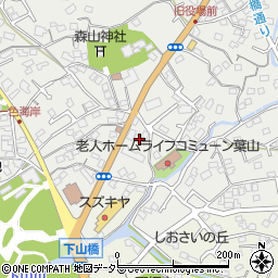 神奈川県三浦郡葉山町一色1962周辺の地図