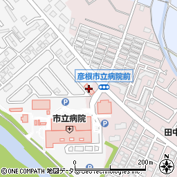 ローソン彦根八坂店周辺の地図