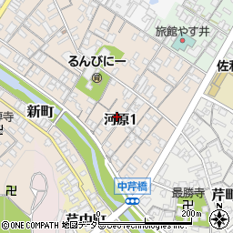 滋賀県彦根市河原1丁目周辺の地図