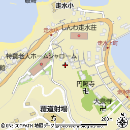 神奈川県横須賀市走水周辺の地図