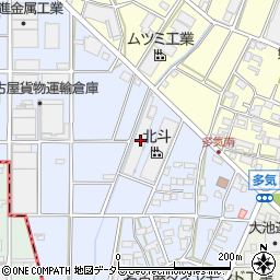 愛知県小牧市多気西町104周辺の地図