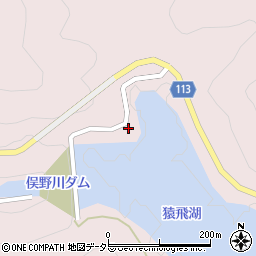 中国電力株式会社　俣野川発電所ご案内ホール周辺の地図