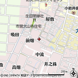愛知県岩倉市大山寺町前畑11周辺の地図