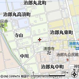 愛知県稲沢市治郎丸西町周辺の地図