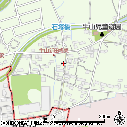 愛知県春日井市牛山町2391周辺の地図