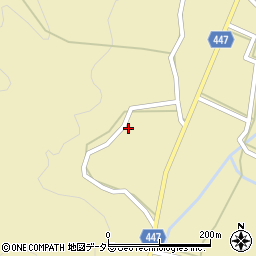 長野県下伊那郡売木村1308周辺の地図