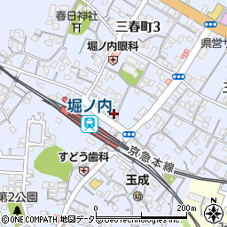 リパーク横須賀堀ノ内駅前第３駐車場周辺の地図