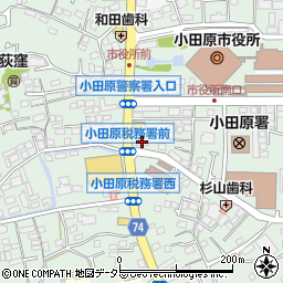 神奈川県小田原市荻窪370周辺の地図