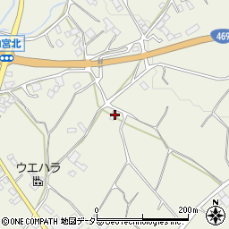 静岡県富士宮市山宮282周辺の地図