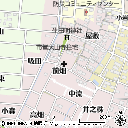 愛知県岩倉市大山寺町前畑12周辺の地図