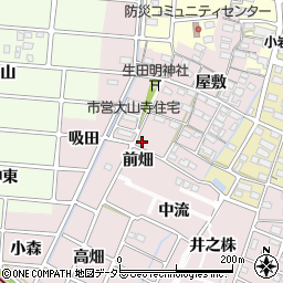 愛知県岩倉市大山寺町前畑13周辺の地図