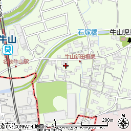 愛知県春日井市牛山町2420-38周辺の地図