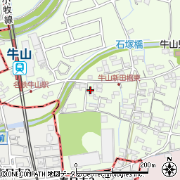 愛知県春日井市牛山町2420-51周辺の地図