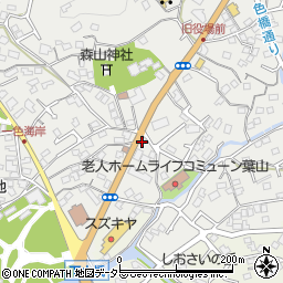 神奈川県三浦郡葉山町一色1963周辺の地図