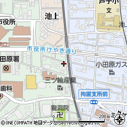 神奈川県小田原市荻窪262周辺の地図