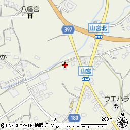 静岡県富士宮市山宮865周辺の地図
