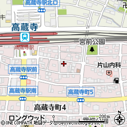名鉄協商高蔵寺駅南第２駐車場周辺の地図