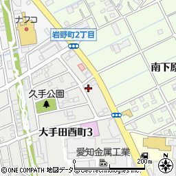 日立建機日本、春日井サービスセンター周辺の地図