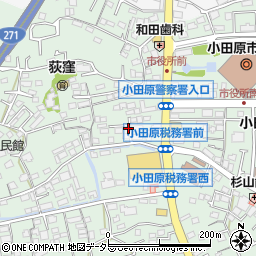 神奈川県小田原市荻窪528周辺の地図