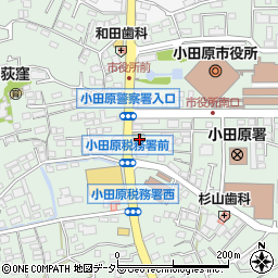 デニーズ小田原荻窪店周辺の地図