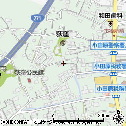 神奈川県小田原市荻窪519周辺の地図