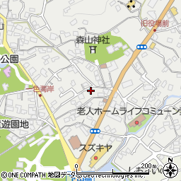 神奈川県三浦郡葉山町一色1972周辺の地図