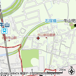 愛知県春日井市牛山町2420-57周辺の地図